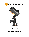 Celestron Telescope CGE1100 owners manual user guide