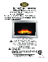 CFM Corporation Indoor Fireplace ICVCEFP01 owners manual user guide