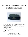 Channel Vision Stereo System CVT 1stereo owners manual user guide