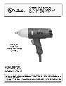 Chicago Pneumatic Impact Driver CP8750 owners manual user guide