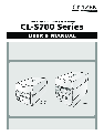 Citizen Label Maker CL-S700R owners manual user guide