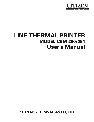 Citizen Systems Printer 291 owners manual user guide
