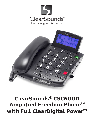 ClearSounds Telephone CSC600 owners manual user guide