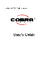 Cobra Digital Digital Camera DC4330 owners manual user guide