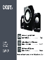 COBY electronic Speaker System CSMP67 owners manual user guide