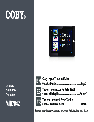 COBY electronic Tablet MID7042 owners manual user guide