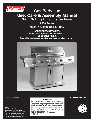 Coleman Gas Grill 9992-449 owners manual user guide