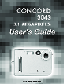 Concord Camera Digital Camera 3043 owners manual user guide