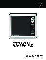 Cowon Systems MP3 Player 4 owners manual user guide