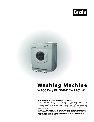 Creda Washer W100FW owners manual user guide