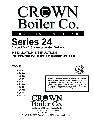 Crown Boiler Boiler 24-03 owners manual user guide