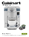 Cuisinart Coffeemaker SS-300 owners manual user guide