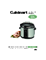Cuisinart Electric Pressure Cooker CPC-600A owners manual user guide