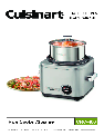 Cuisinart Rice Cooker CRC-400 owners manual user guide