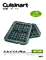 Cuisinart Waffle Iron GR-WAFP owners manual user guide