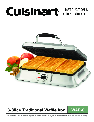 Cuisinart Waffle Iron WAF-6 owners manual user guide