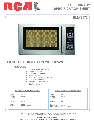 Curtis Convection Oven RMW1172 owners manual user guide