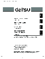 Daitsu Air Conditioner ASD 129U11 owners manual user guide