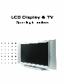 Daitsu Flat Panel Television LCD Display & TV owners manual user guide