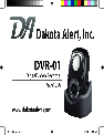 Dakota Alert Digital Camera DVR-01 owners manual user guide