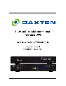 Daxten Mouse Voyager 300 owners manual user guide