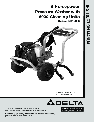 Delta Pressure Washer A09733 owners manual user guide