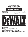 DeWalt Cordless Saw DWS535 owners manual user guide