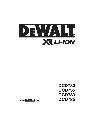 DeWalt Impact Driver DCD785C2R owners manual user guide
