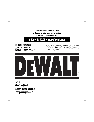 DeWalt Saw DW723 owners manual user guide