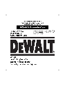 DeWalt Saw DW7440RS owners manual user guide