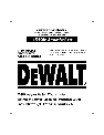 DeWalt Saw DWS7085 owners manual user guide