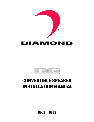 Diamond Car Speaker D662 owners manual user guide