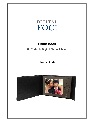 Digital Foci Digital Photo Frame Portable Digital Photo Album owners manual user guide