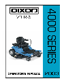 Dixon Lawn Mower 13632-0702 owners manual user guide