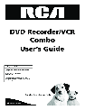 Dolby Laboratories DVD VCR Combo DVD/VCR Combo owners manual user guide