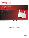 Draytek Network Router 2750 owners manual user guide
