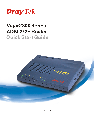 Draytek Network Router 2800 owners manual user guide