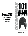 DreamGEAR Video Game Controller 101 Wireless owners manual user guide