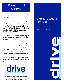 Drive Medical Design Mobility Aid 11120kd-1 owners manual user guide