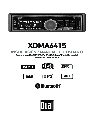 Dual Car Speaker XDMA6415 owners manual user guide