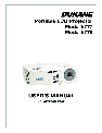 Dukane Projection Television 8777 owners manual user guide