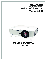 Dukane Projector 8806 owners manual user guide