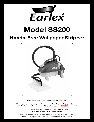Earlex Carpet Cleaner SS200 owners manual user guide
