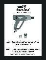 Earlex Heat Gun HG1500 owners manual user guide