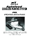 Earlex Paint Sprayer PR9 owners manual user guide