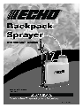 Echo Paint Sprayer MS-53BPE owners manual user guide