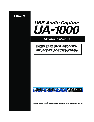 Edirol Musical Instrument UA-1000 owners manual user guide