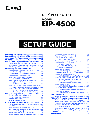 Eiki/Elf Projector EIP-4500 owners manual user guide
