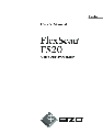 Eizo Computer Monitor FlexScan F520 owners manual user guide