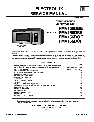 Electrolux Microwave Oven FMV156DBE owners manual user guide